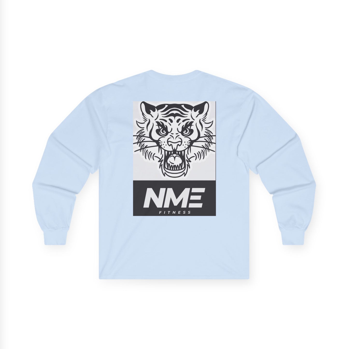 NME Fitness Unisex Long Sleeve Tee - Fierce Tiger Design