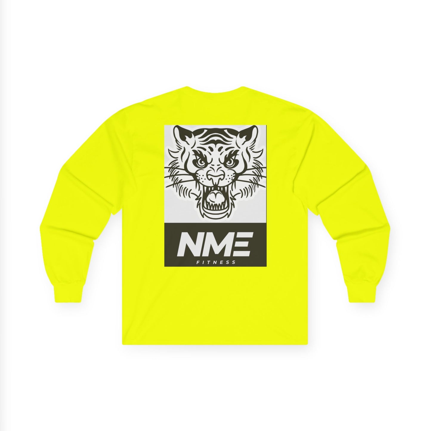 NME Fitness Unisex Long Sleeve Tee - Fierce Tiger Design