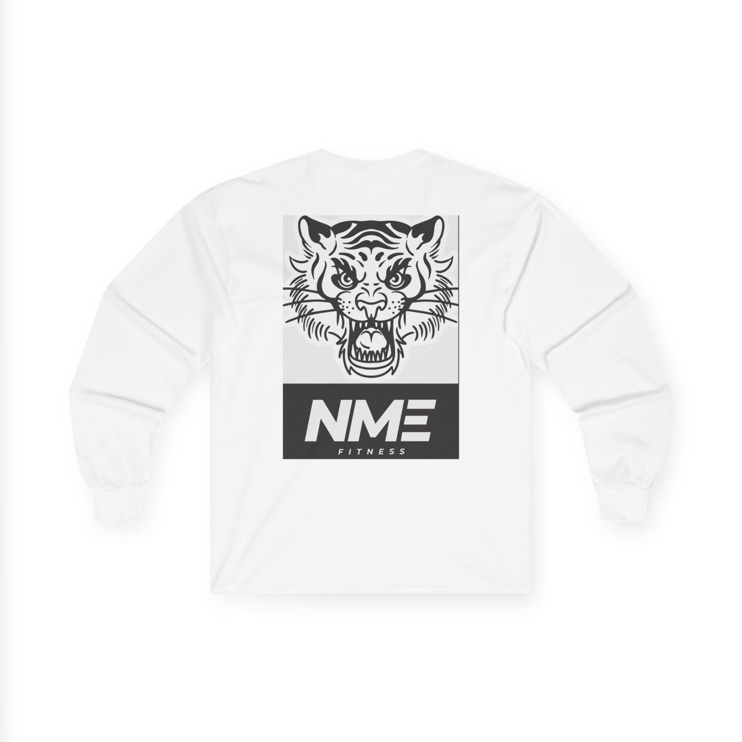 NME Fitness Unisex Long Sleeve Tee - Fierce Tiger Design